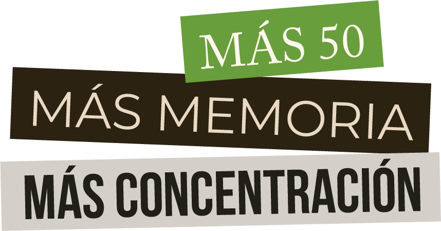 Más 50, más memoria, más concentración